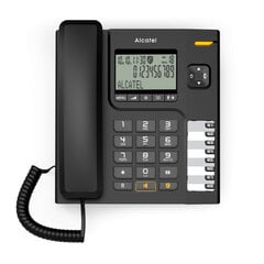 Стационарный телефон Alcatel T78 Чёрный цена и информация | Стационарные телефоны | 220.lv