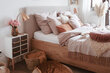 Ozolkoka gulta ar veļas kasti Slim, 160x200, gaiši pelēks cena un informācija | Gultas | 220.lv
