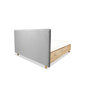 Ozolkoka gulta ar veļas kasti Slim, 160x200, gaiši pelēks cena un informācija | Gultas | 220.lv