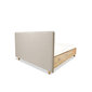 Ozolkoka gulta ar veļas kasti Slim, 140x200, bēšs cena un informācija | Gultas | 220.lv
