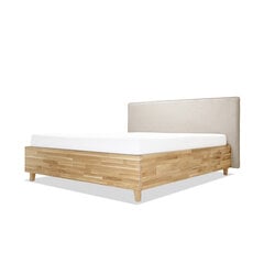 Дубовая кровать с ящиком для хранения Slim цена и информация | Кровати | 220.lv