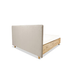 Ozolkoka gulta ar veļas kasti Slim, 180x200, bēšs cena un informācija | Gultas | 220.lv
