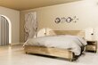 Ozolkoka gulta ar veļas kasti Ol.WOOD, 140x200, Natural Oil-wax cena un informācija | Gultas | 220.lv