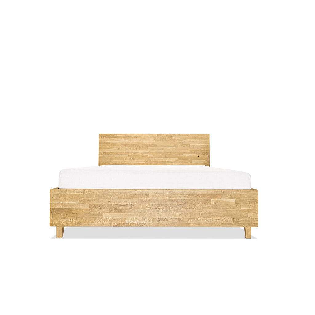 Ozolkoka gulta ar veļas kasti Ol.WOOD, 180x200, Natural Oil-wax cena un informācija | Gultas | 220.lv