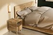 Ozolkoka gulta ar veļas kasti Ol.WOOD, 140x200, Belgium grey cena un informācija | Gultas | 220.lv