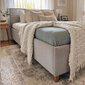Polsterēta gulta ar veļas kasti Con, 160x200, pelēks cena un informācija | Gultas | 220.lv