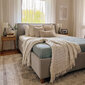 Polsterēta gulta ar veļas kasti Con, 160x200, gaiši pelēks cena un informācija | Gultas | 220.lv