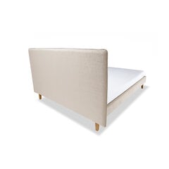 Кровать с обивкой Slim, 160x200, бежевый цена и информация | Кровати | 220.lv