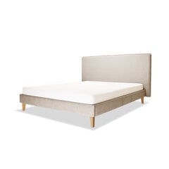 Кровать с обивкой Slim, 180x200, бежевый цена и информация | Кровати | 220.lv