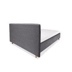 Кровать с обивкой с ящиком для хранения Slim, 180x200, серый цена и информация | Кровати | 220.lv