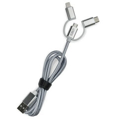 Universālais Auto USB Lādētājs + Car C USB Kabelis Subblim cena un informācija | Lādētāji un adapteri | 220.lv