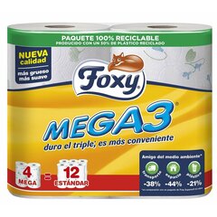 Tualetes Papīra Foxy Mega3 цена и информация | Туалетная бумага, бумажные полотенца | 220.lv