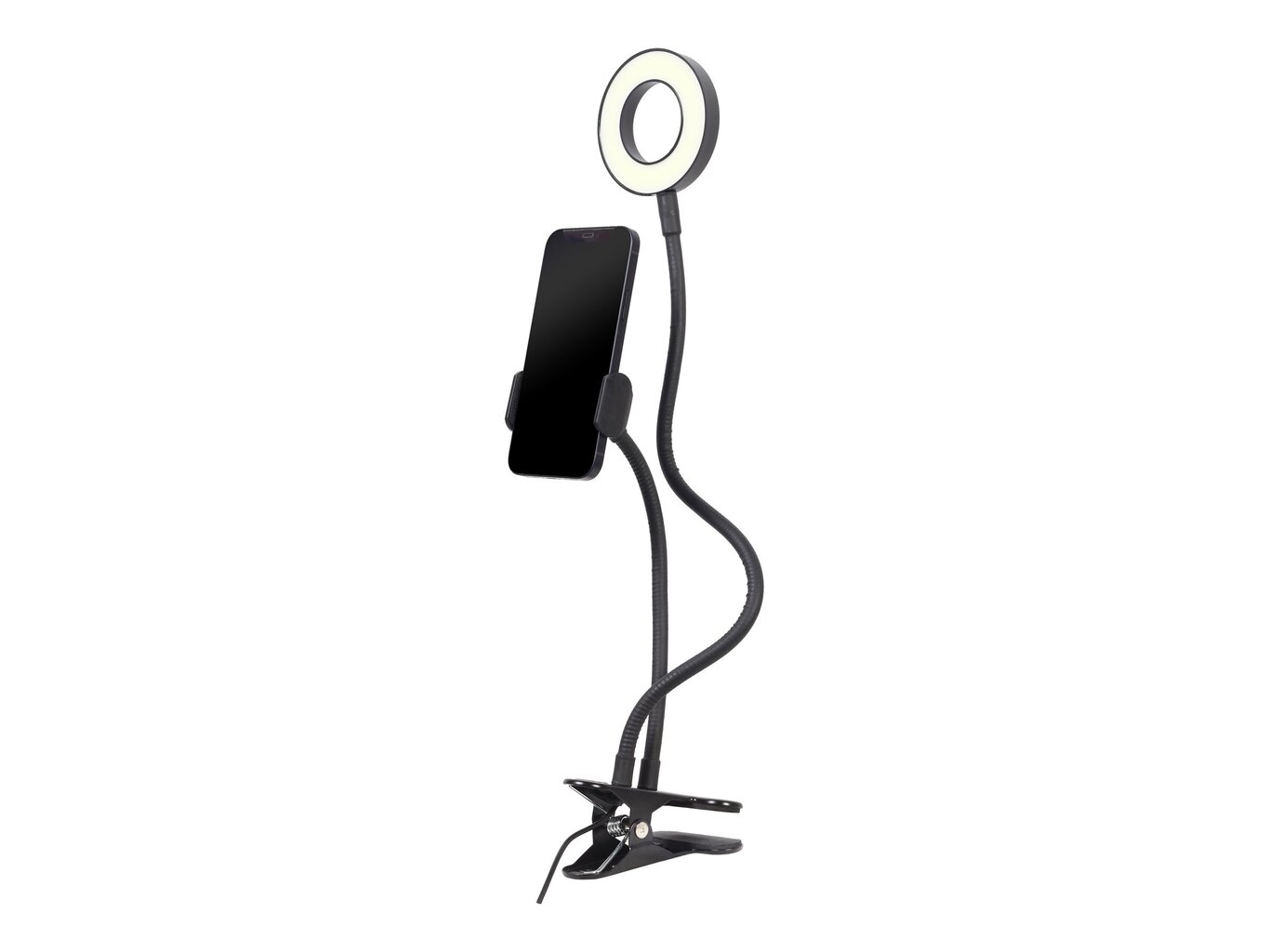 Gembird LED-RING4-PH-01 apgaismojuma gredzens 24 cena un informācija | Apgaismojums fotografēšanai | 220.lv