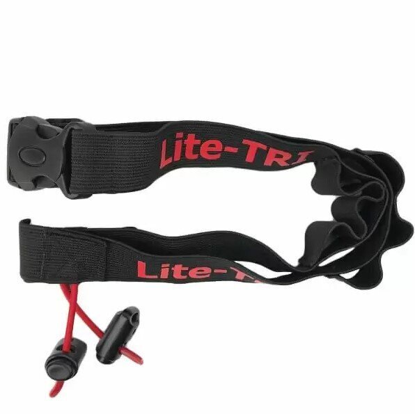 Latswim Lite-Tri Sacensību Jostiņa Želejām & Numura piestiprināšanai Race Belt Black cena un informācija | Citas fitnesa preces | 220.lv