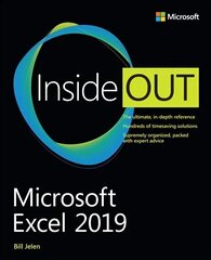 Microsoft Excel 2019 Inside Out цена и информация | Книги по экономике | 220.lv
