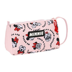 Школьный пенал Minnie Mouse Me time, розовый, 20 x 7 x 7 cм цена и информация | Пенал | 220.lv