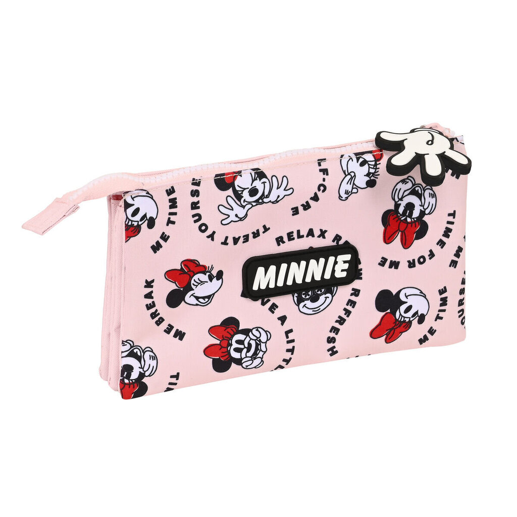 Penālis Minnie Mouse Me time, rozā (22 x 12 x 3 cm) cena un informācija | Penāļi | 220.lv