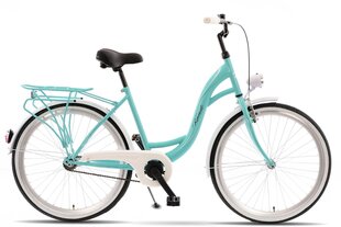 Sieviešu velosipēds Kands S-Comfort, 155-180 cm augumam, 26" alumīnija rati, Piparmētra cena un informācija | Velosipēdi | 220.lv