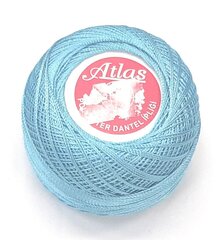 Нитки для вязания Atlas, цвет синий 0030A цена и информация | Принадлежности для вязания | 220.lv