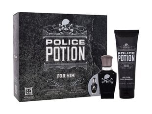 Набор Police Potion For Him: парфюмированная вода, 30 мл + шампунь, 100 мл цена и информация | Мужские духи | 220.lv