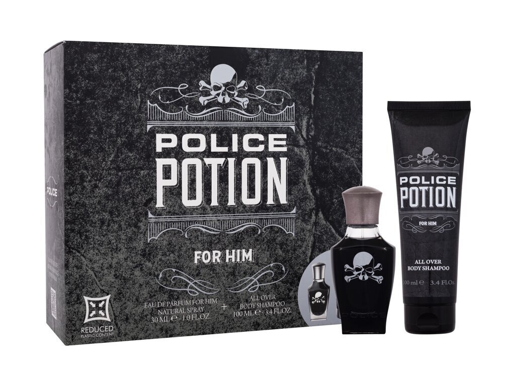 Komplekts Police Potion For Him: parfimērijas ūdens, 30 ml + šampūns, 100 ml cena un informācija | Vīriešu smaržas | 220.lv