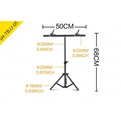 Т-образная стойка для фотографирования объектов (без фона) цена и информация | Осветительное оборудование для фотосъемок | 220.lv