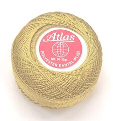 Нитки для вязания Atlas, цвет зеленый 0022A цена и информация | Принадлежности для вязания | 220.lv