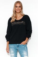 Džemperis sievietēm Makadamia, melns cena un informācija | Jakas sievietēm | 220.lv