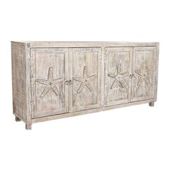 Bufete DKD Home Decor Dabisks Balts Mango koks (193 x 40,6 x 91,4 cm) cena un informācija | Kumodes | 220.lv