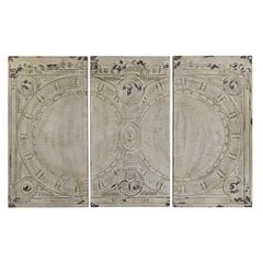 Sienu dekors DKD Home Decor Bēšs Sveķi (178 x 4 x 112 cm) (3 Daudzums) цена и информация | Детали интерьера | 220.lv