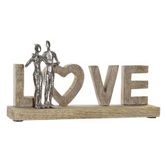 Декоративная фигура DKD Home Decor Love, серебристая (40,5 x 7,5 x 20 cm) цена и информация | Детали интерьера | 220.lv
