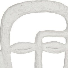 Dekoratīvās figūriņas Seja Balts Polirezīns (19,5 x 38 x 10,5 cm) cena un informācija | Interjera priekšmeti | 220.lv