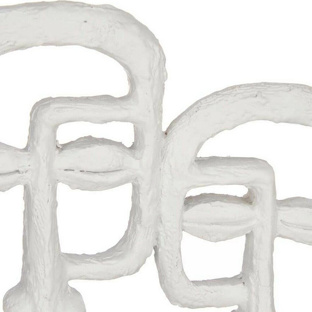 Dekoratīvās figūriņas Seja Balts Polirezīns (27 x 32,5 x 10,5 cm) cena un informācija | Interjera priekšmeti | 220.lv