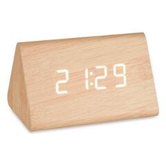 Digitāls Galda Pulkstenis Brūns PVC Koks MDF (11,7 x 7,5 x 8 cm) cena un informācija | Pulksteņi | 220.lv