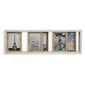 Foto rāmīši stiprināšanai pie sienas Koks MDF (4,5 x 19,4 x 62 cm) cena un informācija | Foto rāmji, foto albumi | 220.lv