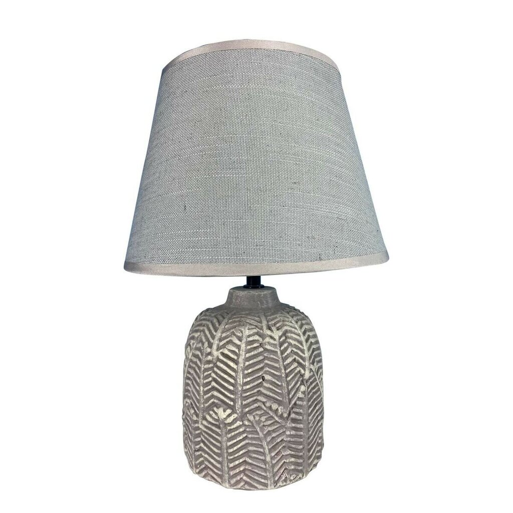 Galda lampa Versa Keramika Tekstils (22,5 x 33 x 12,5 cm) cena un informācija | Galda lampas | 220.lv
