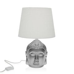 Galda lampa Versa Sudrabains Buda Porcelāns (21 x 33 x 21 cm) цена и информация | Настольные лампы | 220.lv