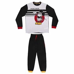 Pidžama vīriešiem Mickey Mouse, Melns cena un informācija | Vīriešu halāti, pidžamas | 220.lv