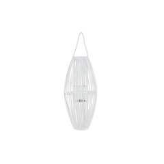 Svečturis DKD Home Decor Balts 36 cm Stikls pīts cena un informācija | Sveces un svečturi | 220.lv
