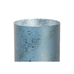 Vāze DKD Home Decor Stikls Sudrabains Zils Alumīnijs (18 x 18 x 54 cm) cena un informācija | Vāzes | 220.lv