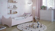Gulta - Lilly, rozā, 140x70, ar matraci cena un informācija | Bērnu gultas | 220.lv