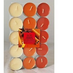 Aromatizētās sveces Magic Lights Oranžs Kanēlis Vasks cena un informācija | Sveces un svečturi | 220.lv