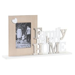 Фото рамка DKD Home Decor Family Белый Деревянный MDF (40 x 7 x 23,5 cm) цена и информация | Рамки, фотоальбомы | 220.lv