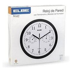 Sienas pulkstenis ELBE RP-1005-N Balts/Melns cena un informācija | Pulksteņi | 220.lv
