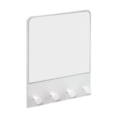 Sienas spogulis 5five Durvju Pakaramais Balts (50 x 37 x 6 cm) cena un informācija | Spoguļi | 220.lv