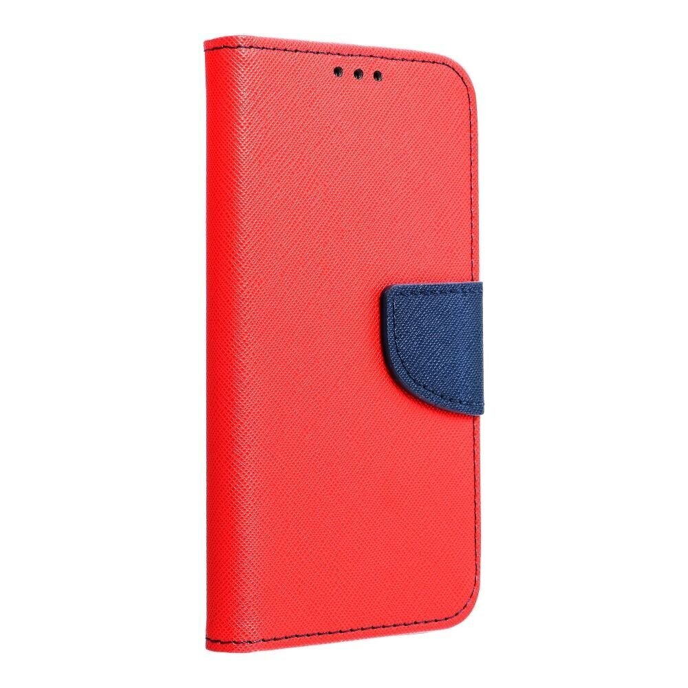 Fancy Book maciņš priekš Samsung A11 sarkans/zils cena un informācija | Telefonu vāciņi, maciņi | 220.lv
