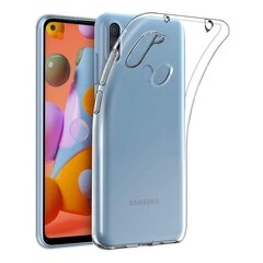 Задний карман Ultra Slim 0,5mm для Samsung Galaxy A11 цена и информация | Чехлы для телефонов | 220.lv