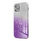 Shining maciņš priekš Iphone 12 / 12 Pro caurspīdīgs/violets cena un informācija | Telefonu vāciņi, maciņi | 220.lv