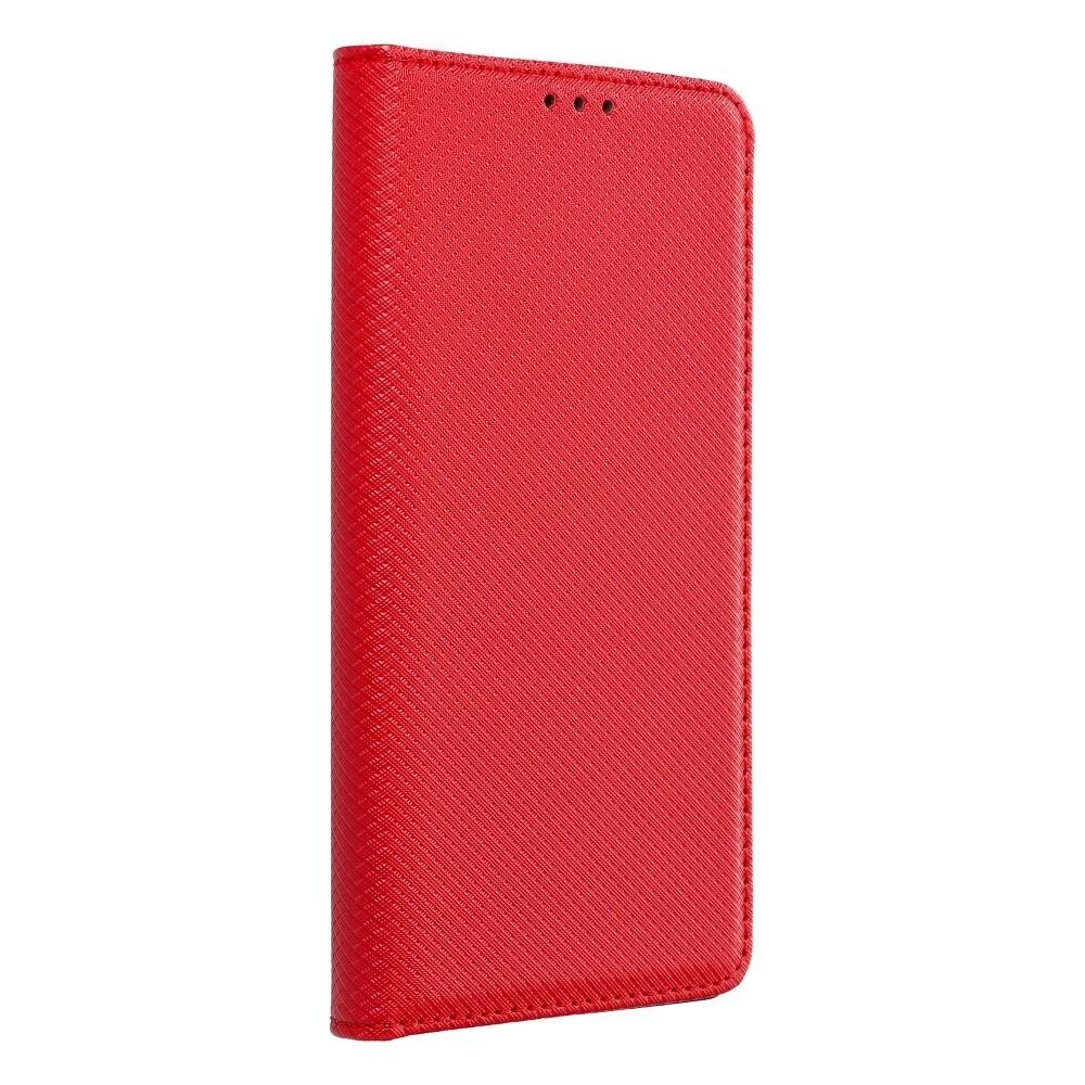 Smart Case Book priekš Huawei P8 Lite 2017/ P9 lite 2017 sarkans cena un informācija | Telefonu vāciņi, maciņi | 220.lv