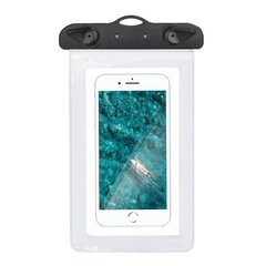 Ūdensizturīga somiņa priekš telefona ar jostas sprādzi, balta cena un informācija | Telefonu vāciņi, maciņi | 220.lv